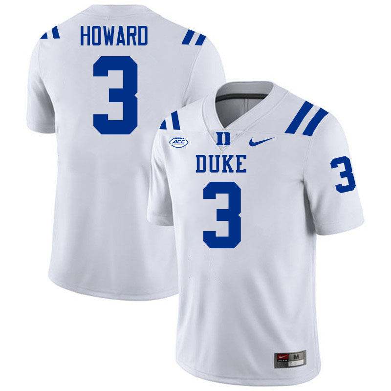 Alex Howard Duke Jersey,Duke Blue Devils #3 Alex Howard Jersey Youth College-White